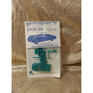 1993 Glencoe Models 1960s Jaguar Convertible 1:72 Plastic Model Kit NEW NOS